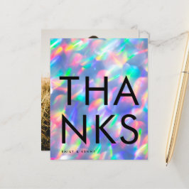 Budget Ultra Iridescent Monogram Thank You