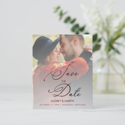 Budget Vellum Gradient Transparent Overlay Photo (スタンド正面)