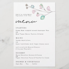 Budget Water色の葉Script結婚's Menu