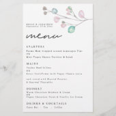 Budget Water色の葉Script結婚's Menu (正面)