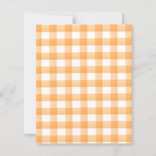 Budget Watercolor Citrus Orange Baby Shower  (裏面)