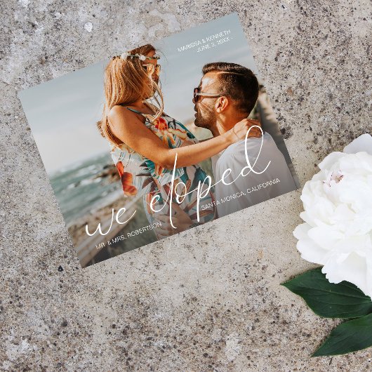 Budget We Eloped Photo 結婚 Landcpの発表 チラシ