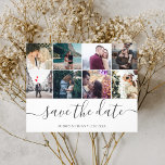 Budget Wedding日付の写真を保存 チラシ<br><div class="desc">予算結婚式の日付を保存する手書き書モダン跡と写真を機能する。</div>