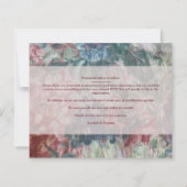 Budget Wedding Floral Texture Background Photo (裏面)