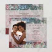 Budget Wedding Floral Texture Background Photo (正面/裏面)