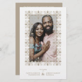 Budget Wedding Golden Effect Fancy Ornament Lace (正面/裏面)