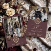 Budget Wedding Initials 2 Photos Lace Elegant