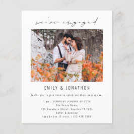 Budget We'reフォト婚約した婚約パーティ