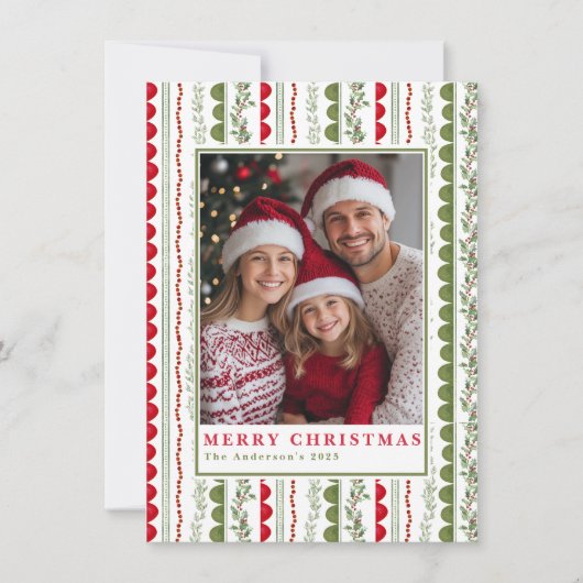 Budget What A Year Whimsical Twelve Photo collage シーズンカード (正面)