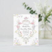 BUDGET Whimsical Rococo Floral Crest Wedding (スタンド正面)