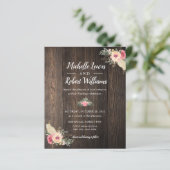 BUDGET Woodテクスチかわいらしャのピンクのフローラ結婚ズ (スタンド正面)