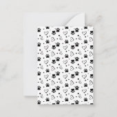 Budgeth Happy Holidays From The Dog Cute Pet Photo ノートカード (裏面)