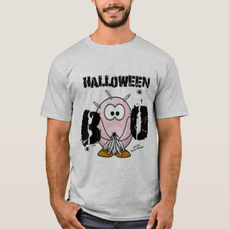Budgieくちばしがないハロウィンのブーイング Tシャツ