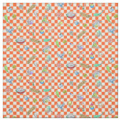 Budgieのオウムパターン ファブリック (見本)