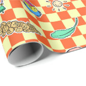 Budgieのオウムパターン ラッピングペーパー (ロールコーナー)