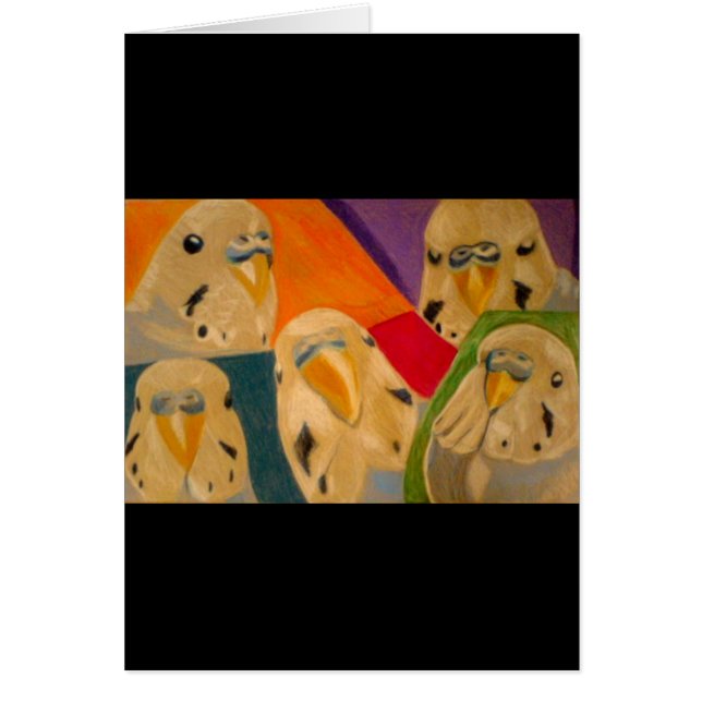 Budgieのセキセイインコ (正面)