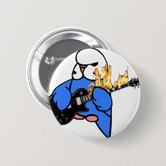 Budgieの石 缶バッジ (正面&裏面)