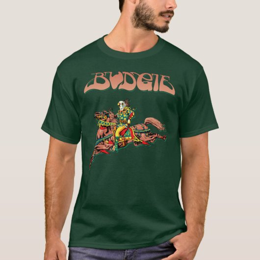 Budgieバンドのファーストアルバム1971友達家族 Tシャツ (正面)