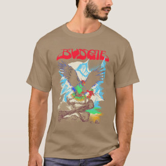 BudgieバンドNeverurn Back on a Friend 女子 Tシャツ
