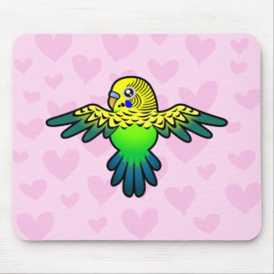 Budgie愛 マウスパッド