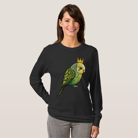 Budgie Bird Parakeet For Budgerigar Owner Tシャツ (正面フル)