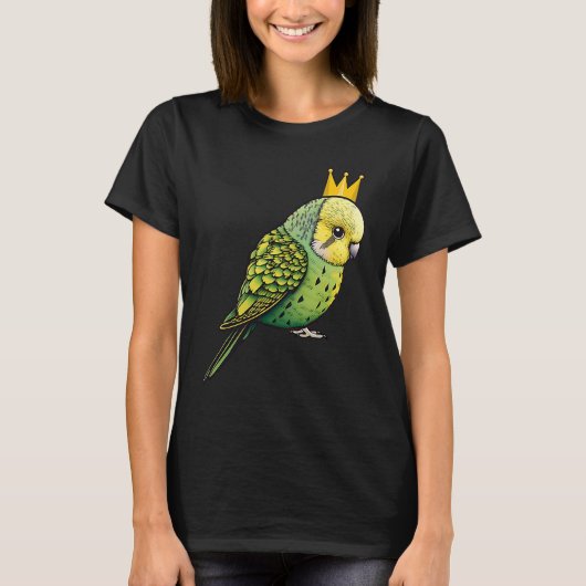 Budgie Bird Parakeet For Budgerigar Owner Tシャツ (正面)
