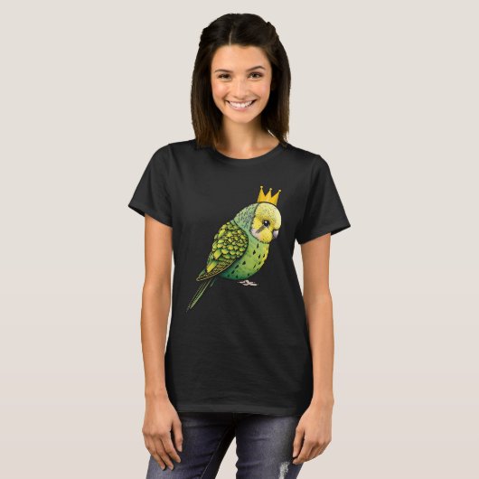 Budgie Bird Parakeet For Budgerigar Owner Tシャツ (正面フル)