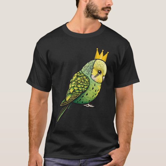 Budgie Bird Parakeet For Budgerigar Owner Tシャツ (正面)