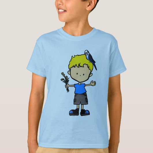 Budgie Boy #3 Tシャツ(T11-3b2) Tシャツ (正面)