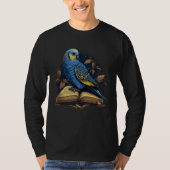 Budgie Budgerigar Book Parakeet Bird Bookworm Read Tシャツ (正面)