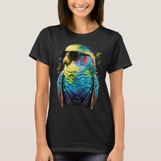 Budgie Budgerigar Parakeet Bird  6 Tシャツ (正面)