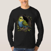Budgie Budgerigar Parakeet Bird Nest  2 Tシャツ (正面)