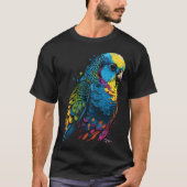 Budgie Budgerigar Parakeet Pet Bird Owner Pop  3 Tシャツ (正面)