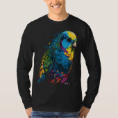 Budgie Budgerigar Parakeet Pet Bird Owner Pop 3 Tシャツ (正面)
