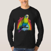 Budgie Budgies Birds Rainbow Budgerigar Parakeet   Tシャツ (正面)