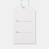 Budgie Christmas ギフトタグ (裏面)