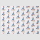 Budgie Christmas  薄葉紙 (正面)