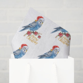 Budgie Christmas  薄葉紙
