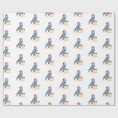 Budgie Christmas Wrapping Paper ラッピングペーパー (フラット)