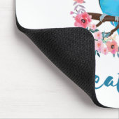 Budgie Paraketママ私の子供たちは羽を持っている マウスパッド (コーナー)