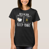 Budgie sleeping shirt counting sheep tシャツ (正面)