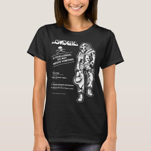 BudgieBurke Shelley ギター 新作 Tシャツ (正面)