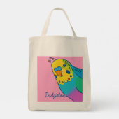 Budgielove グロサリーバッグ トートバッグ (裏面)