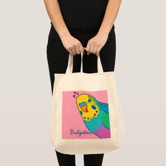 Budgielove Grocerybag  トートバッグ (正面(商品))