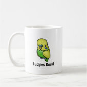 Budgiesの石! コーヒーマグカップ (左)