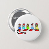 Budgies-のクリスマス 缶バッジ (正面&裏面)