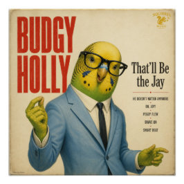 Budgy Holly アルバム: パロディ ポスター