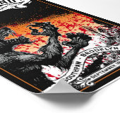 BudosバンドIIIレコードリリース ポスター (角)