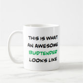 budtender, awesome コーヒーマグカップ (左)
