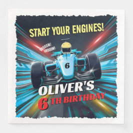 Bue Grand Prix Racing Car Birthday